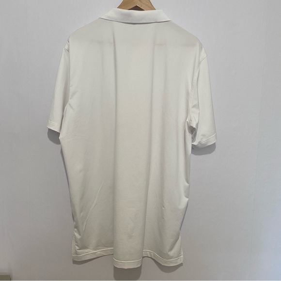 Peter Millar White Polo Shirt Size Large Classic Short Sleeve‎ Golf Casual - Picture 3 of 9